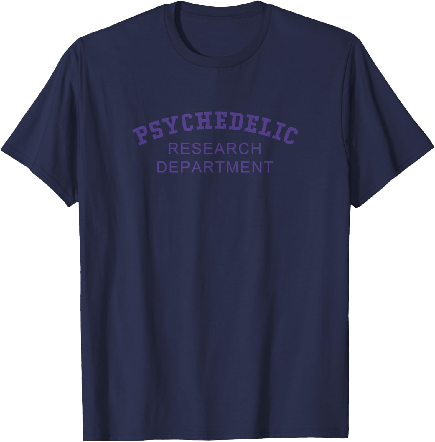 Psychedelic Research Department - Novelty Lab Print T-Shirt - T-Shirt | Navy
