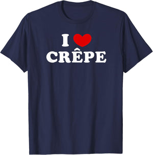 I love pancakes, I like pancakes , Black, S T-Shirt - T-Shirt | Navy