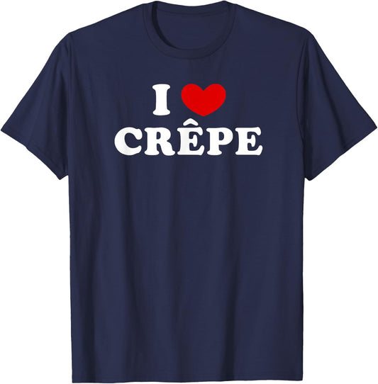 I love pancakes, I like pancakes , Black, S T-Shirt - T-Shirt | Navy