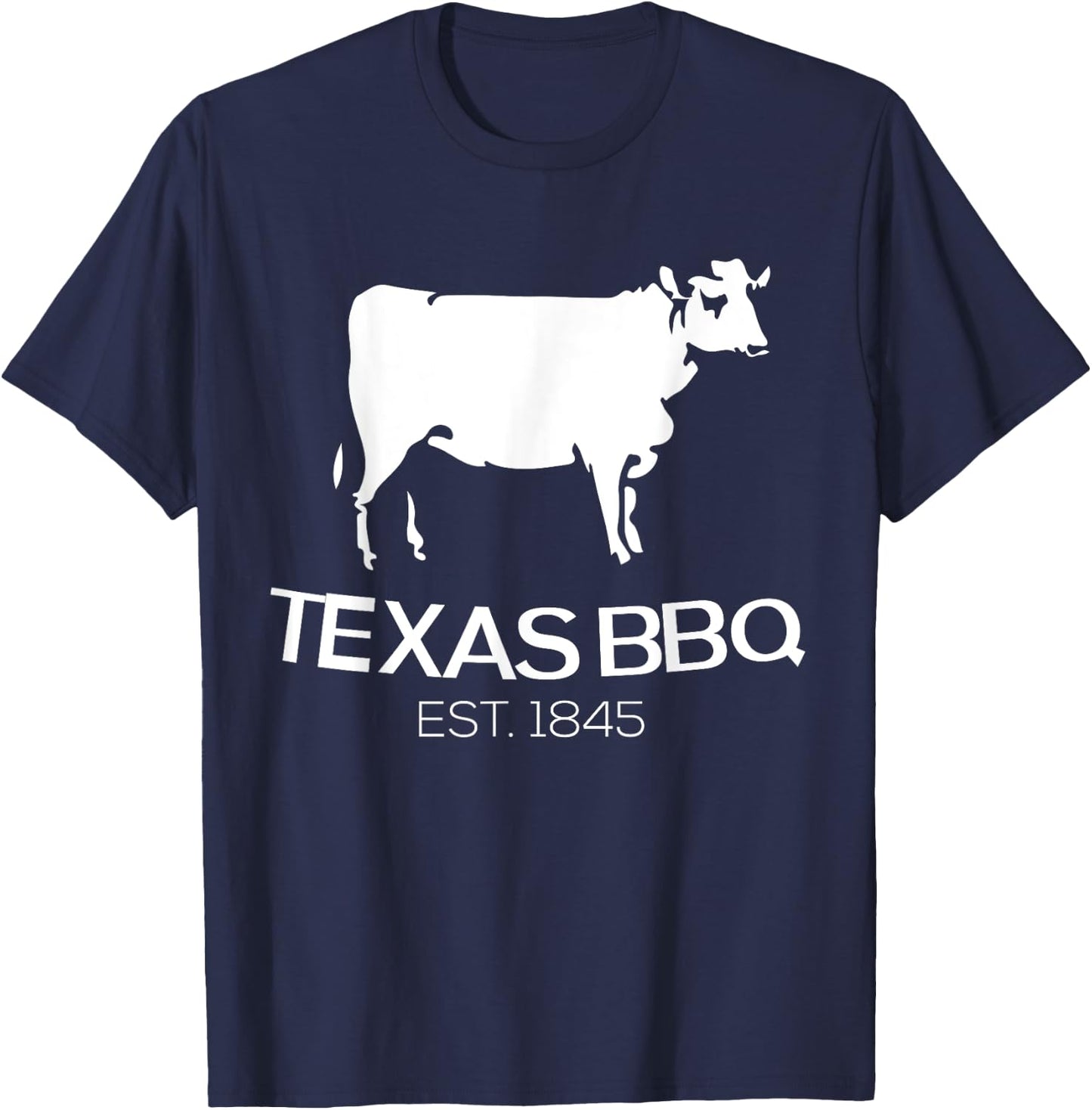 BBQ Texas Style T-Shirt - T-Shirt | Navy