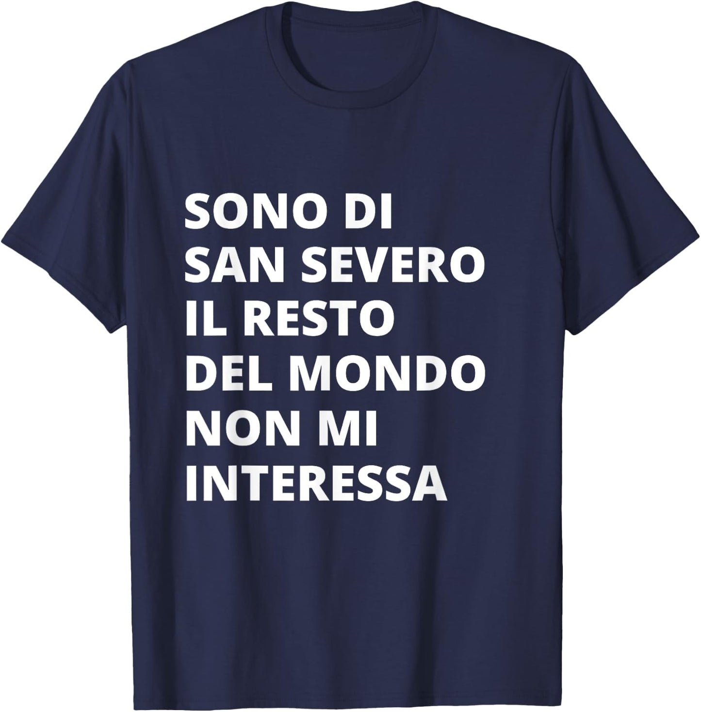 San Severo Città Simpatica Uomo Donna Bambino Souvenir T-Shirt - T-Shirt | Navy