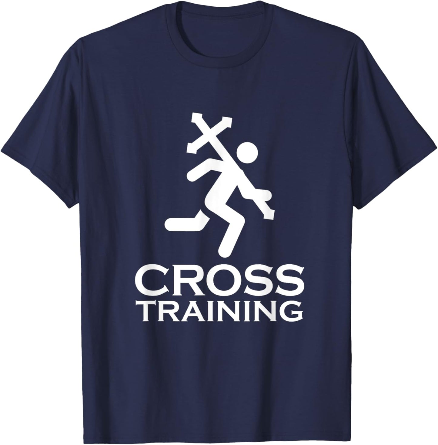 Cross Training Christian Workout T-Shirt - T-Shirt | Navy