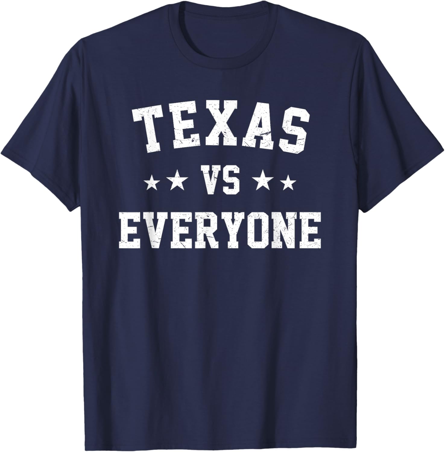 Texas VS Everyone | Season Trend T-Shirt - T-Shirt | Navy