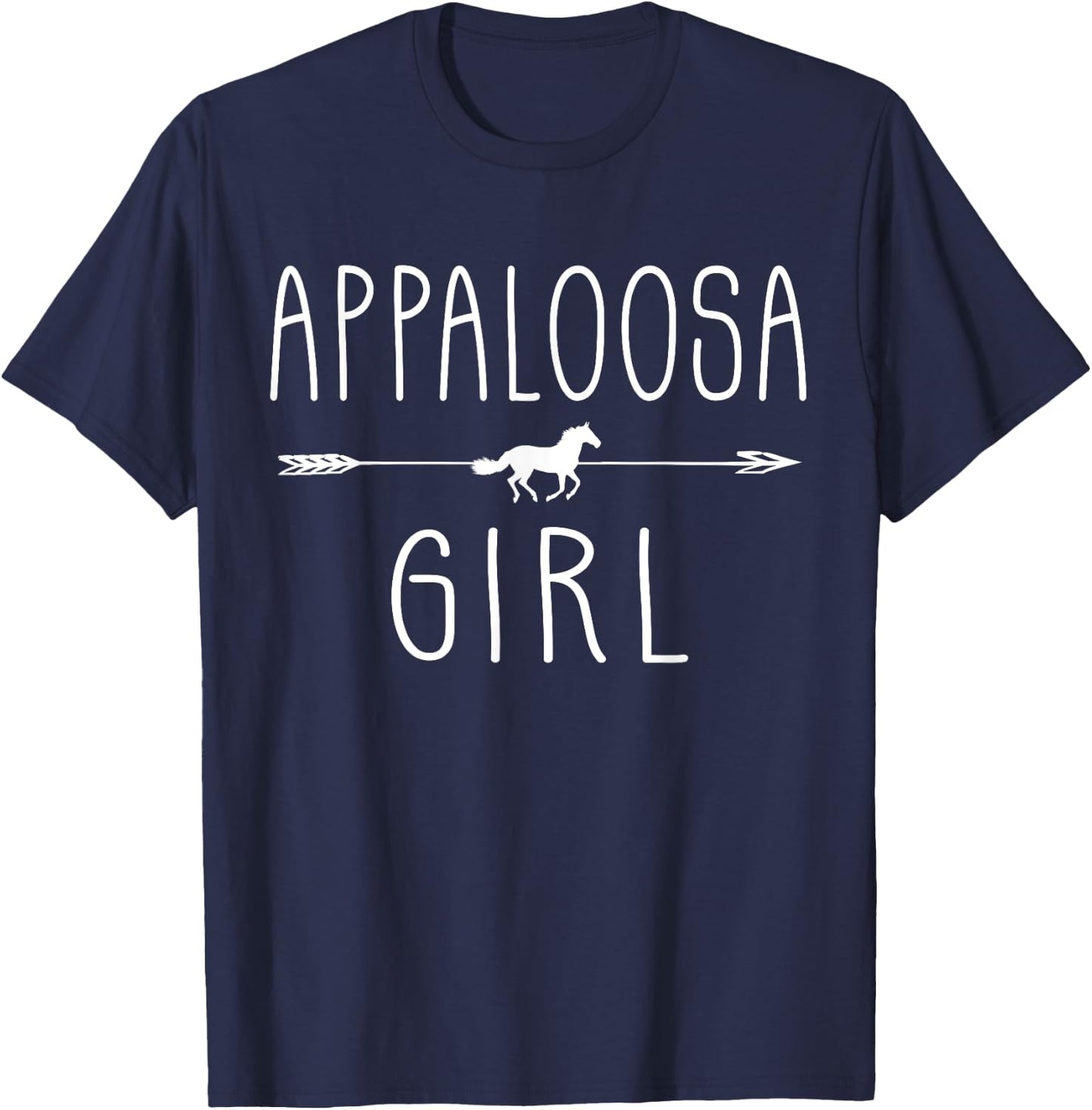 Appaloosa Horse Girl Shirt Gifts Horses Talk Derby To Me T-Shirt - T-Shirt | Navy