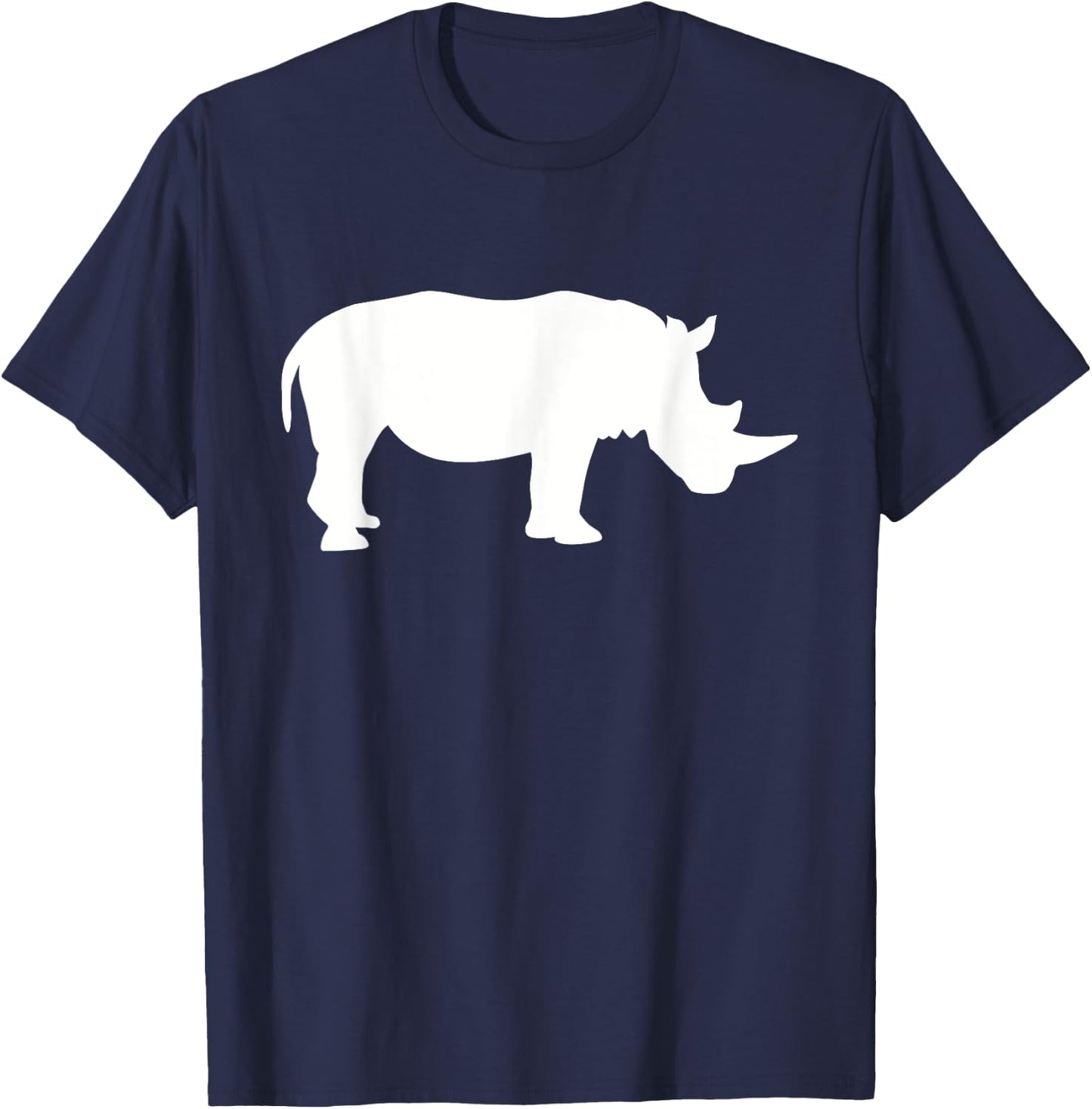 Rhino with horn T-Shirt - T-Shirt | Navy
