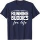 Running Buddies for life partnerlook T-Shirt - T-Shirt | Navy