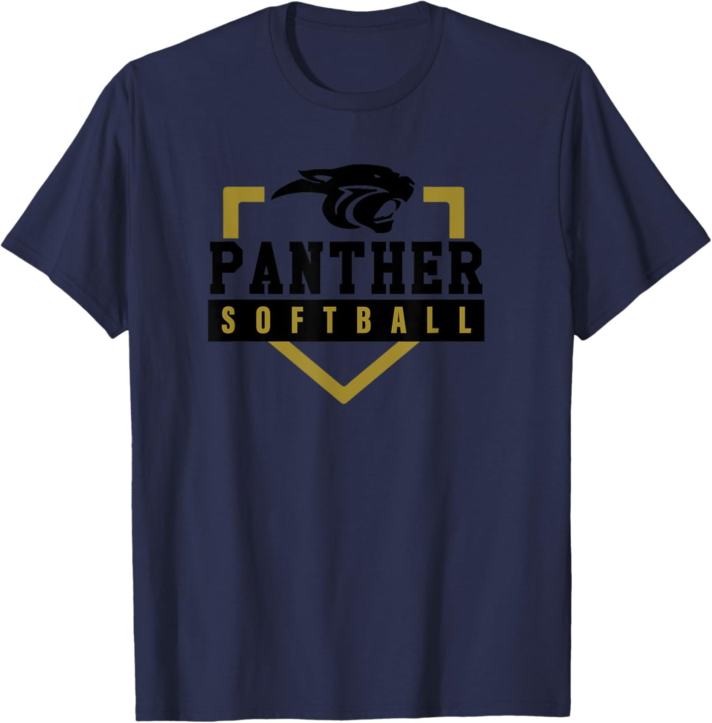 AS Corydon Panther Softball Sports T-Shirt - T-Shirt | Navy