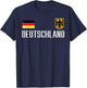 Germany Flag Deutschland Football Soccer Fan Men Women Kids T-Shirt - T-Shirt | Navy