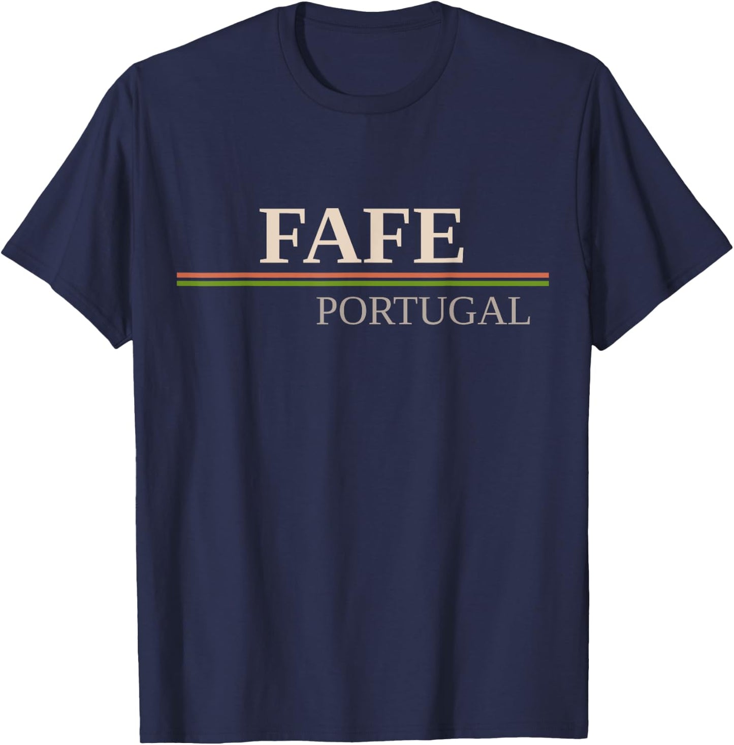 Fafe Portugal , Black, S T-Shirt - T-Shirt | Navy