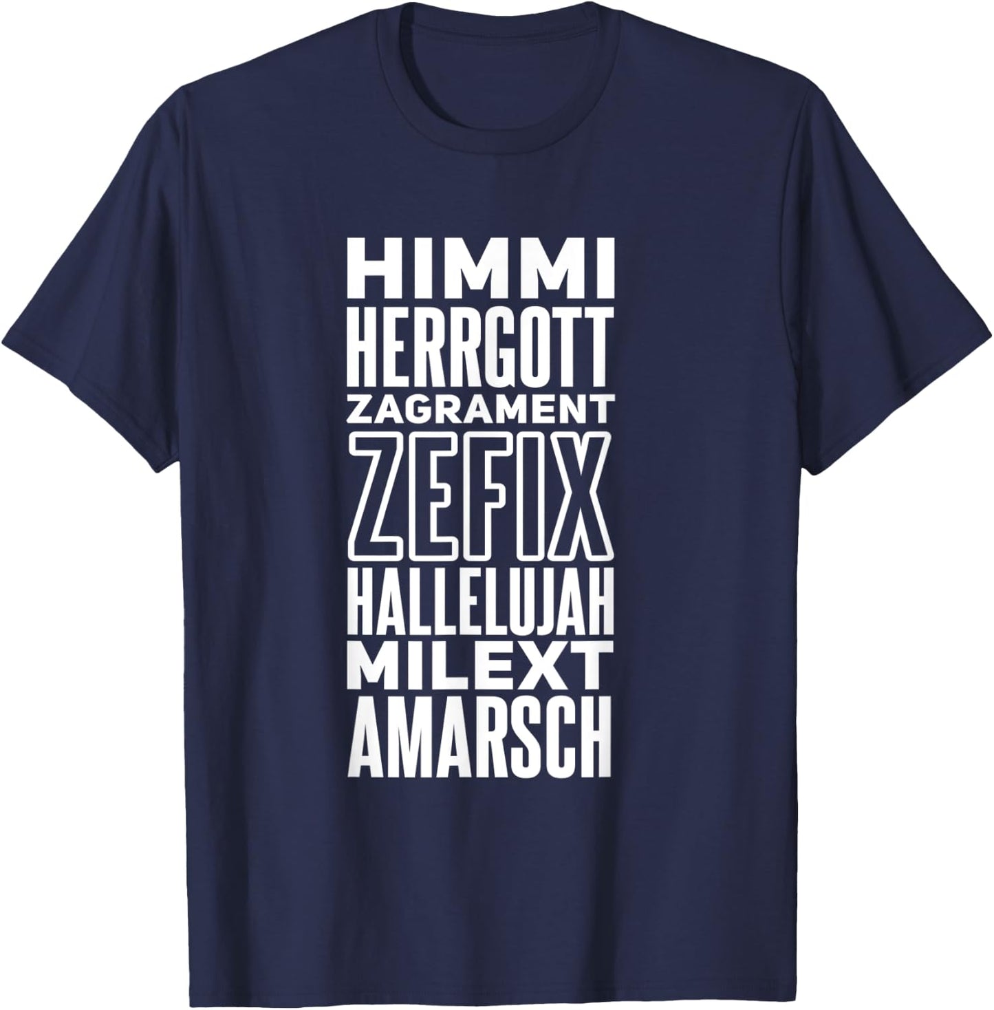 Witziges bayerisches Dialekt Spruch Motiv für Bayern T-Shirt - T-Shirt | Navy