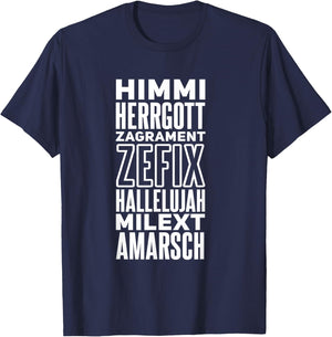 Witziges bayerisches Dialekt Spruch Motiv für Bayern T-Shirt - T-Shirt | Navy