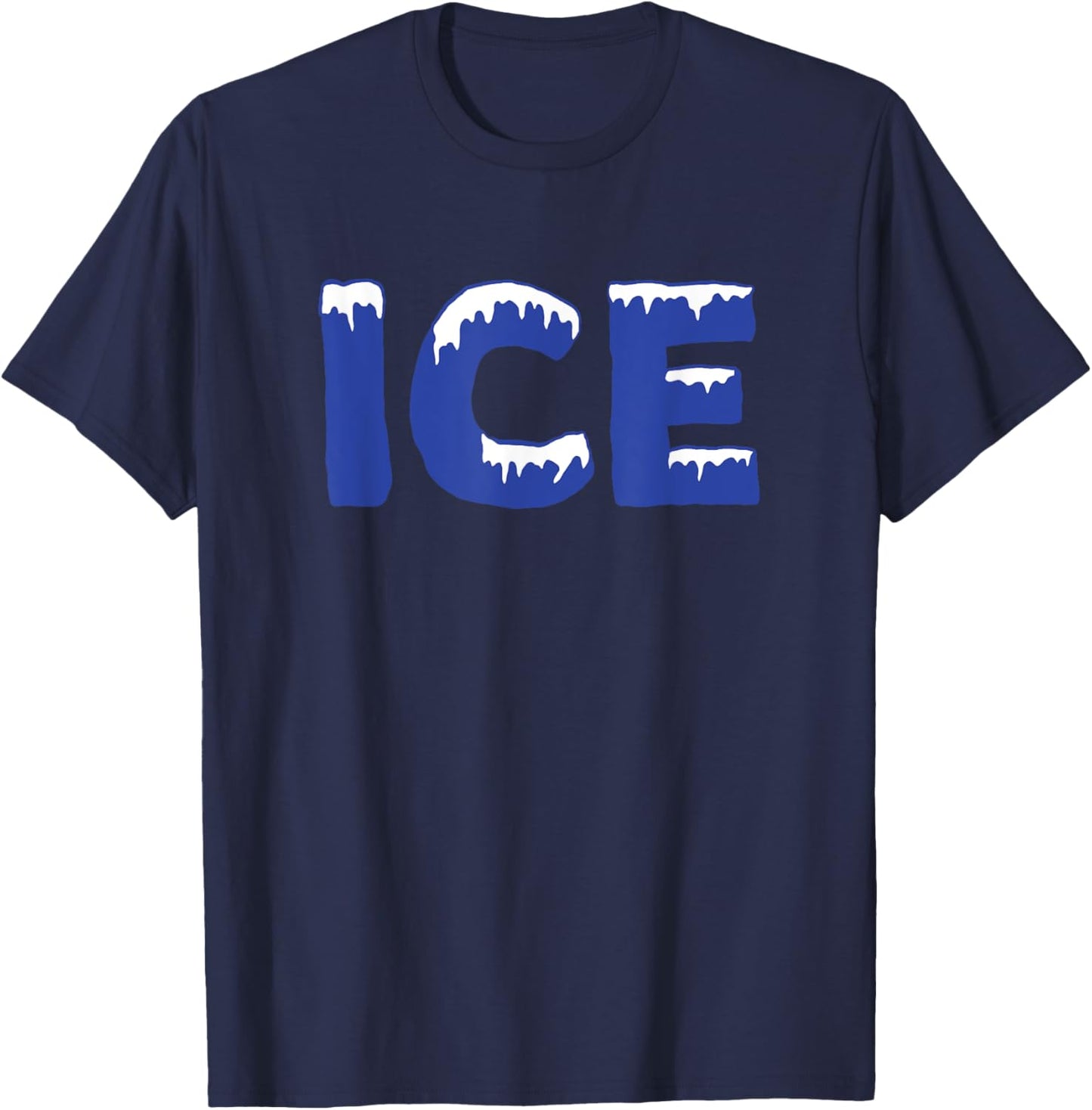 Funny Family Halloween Costume Shirt - Ice and Baby T-Shirt - T-Shirt | Navy