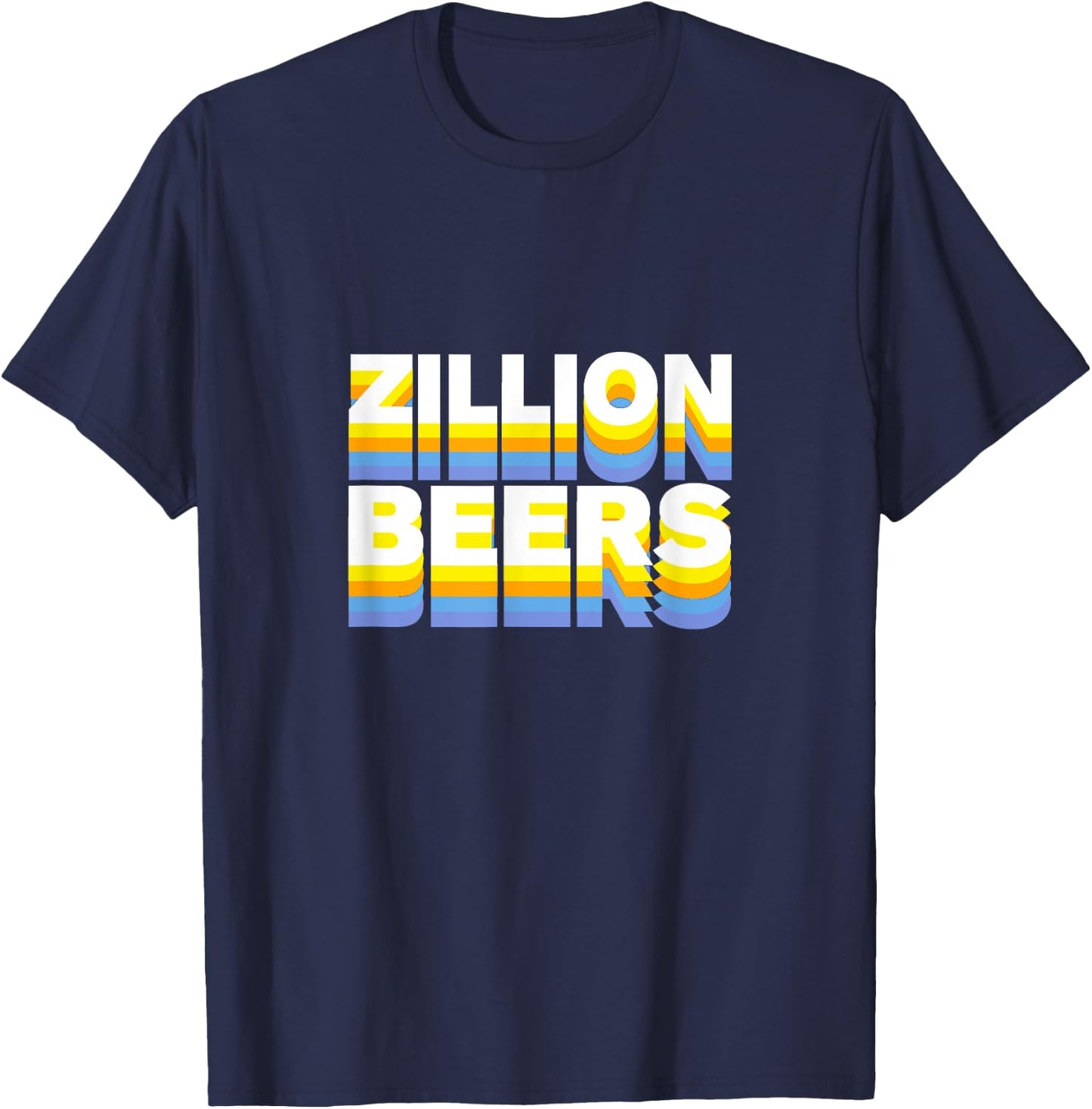 Barstool Sports Zillion Beers T-Shirt - T-Shirt | Navy