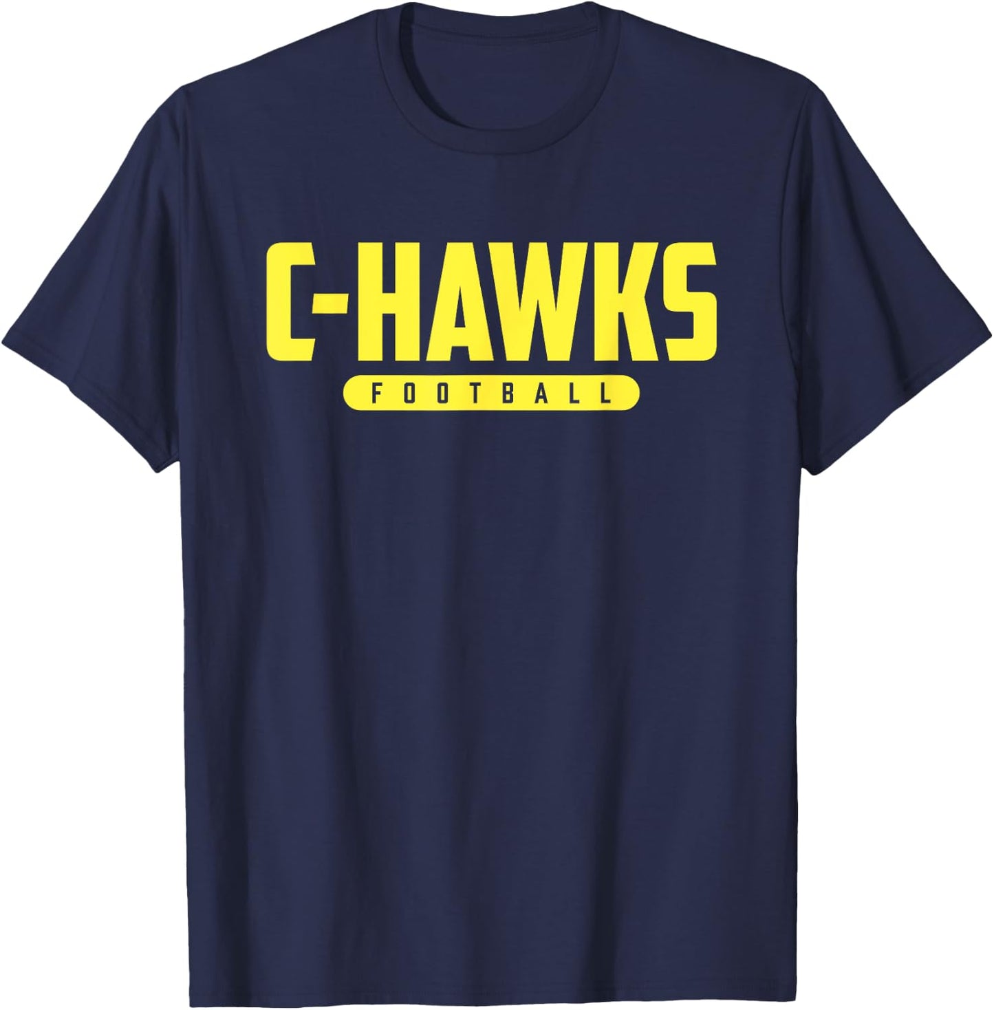 Canton C-Hawks Football T-Shirt - T-Shirt | Navy