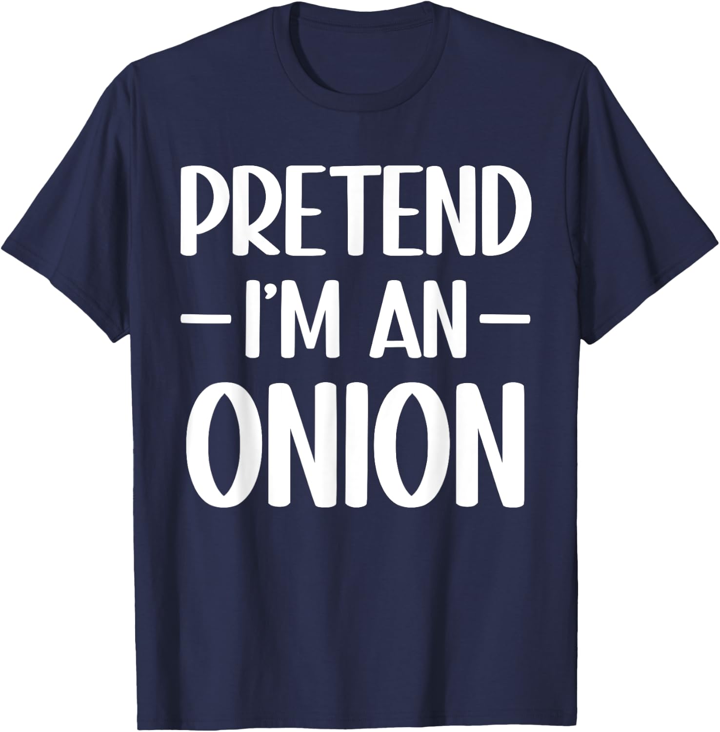 Pretend I'm an onion Halloween costume, red onion costume T-Shirt - T-Shirt | Navy