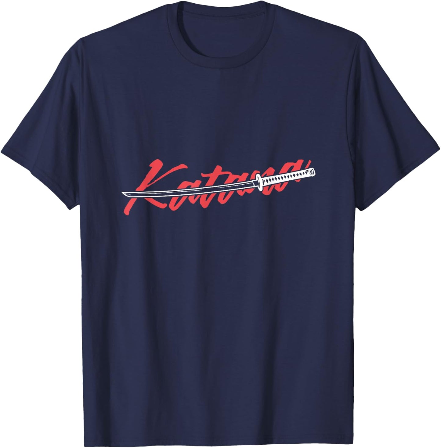Katana Samurai Sword T-Shirt - T-Shirt | Navy