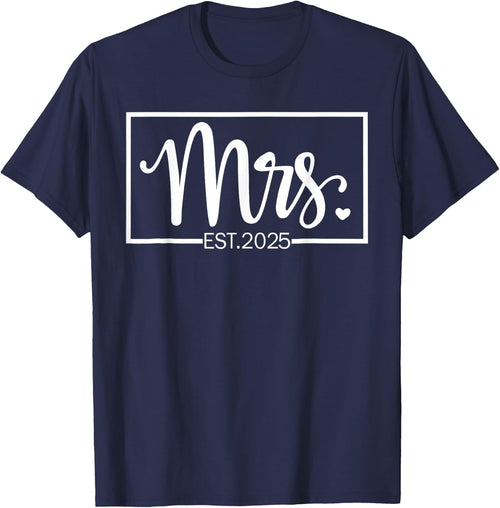 Mrs. Est. 2025 Just Married Wedding Wife Mr & Mrs Gifts