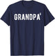 Grandpa Of 6 T-Shirt - T-Shirt | Navy