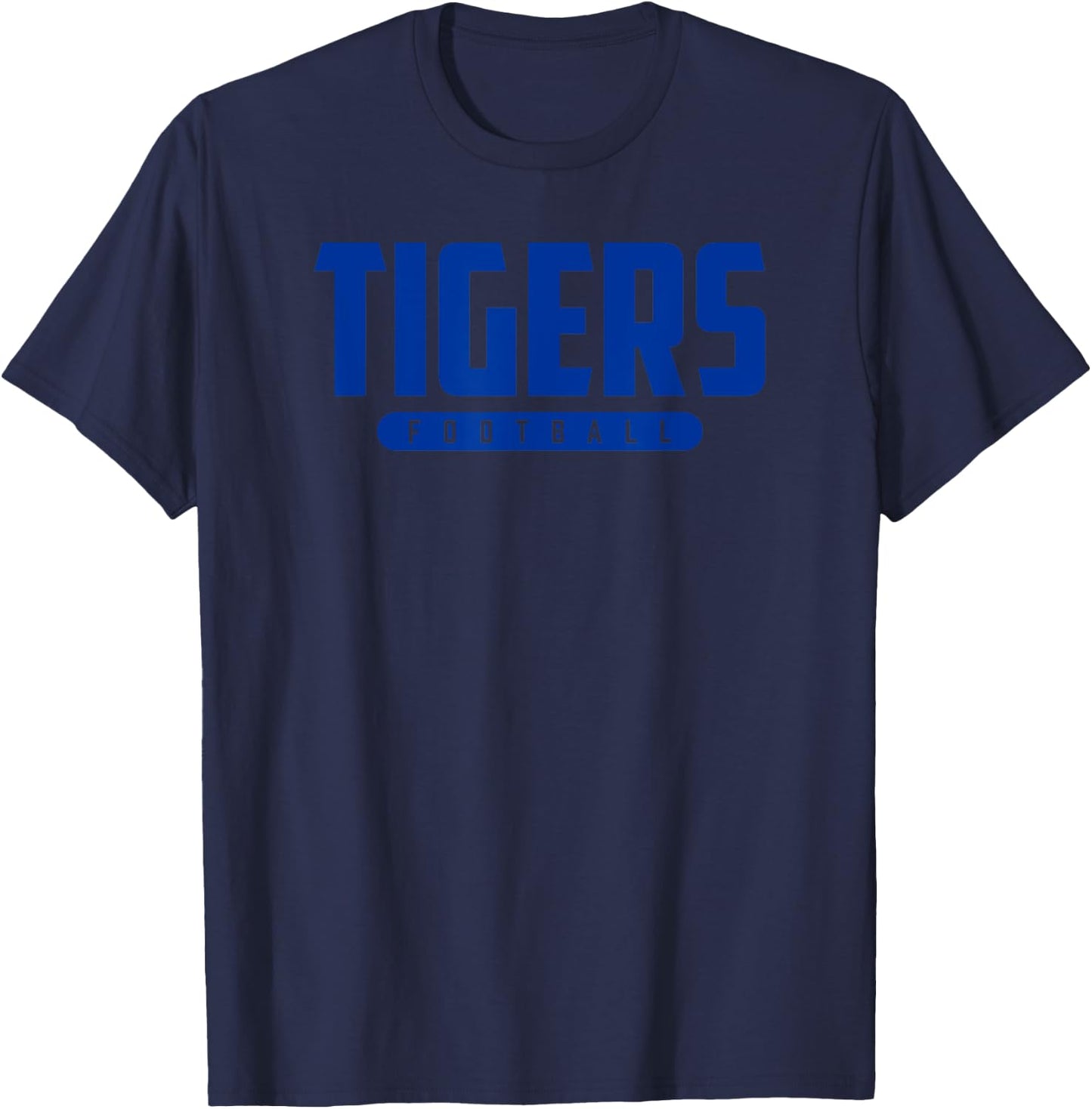 Jefferson County Tigers Football T-Shirt - T-Shirt | Navy
