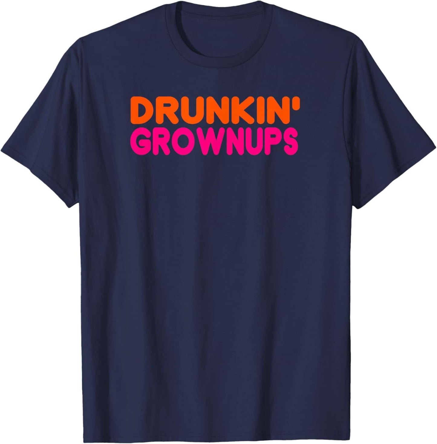 Drunken Grownups American Run On Beer T-Shirt - T-Shirt | Navy