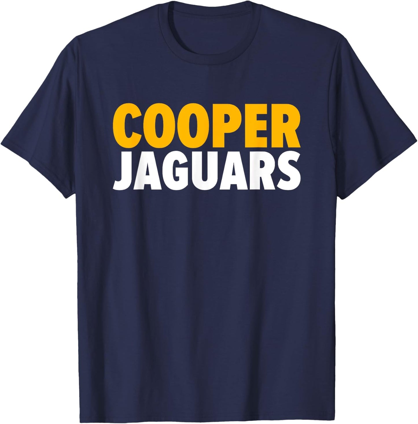 Cooper Jaguars Bold T-Shirt - T-Shirt | Navy