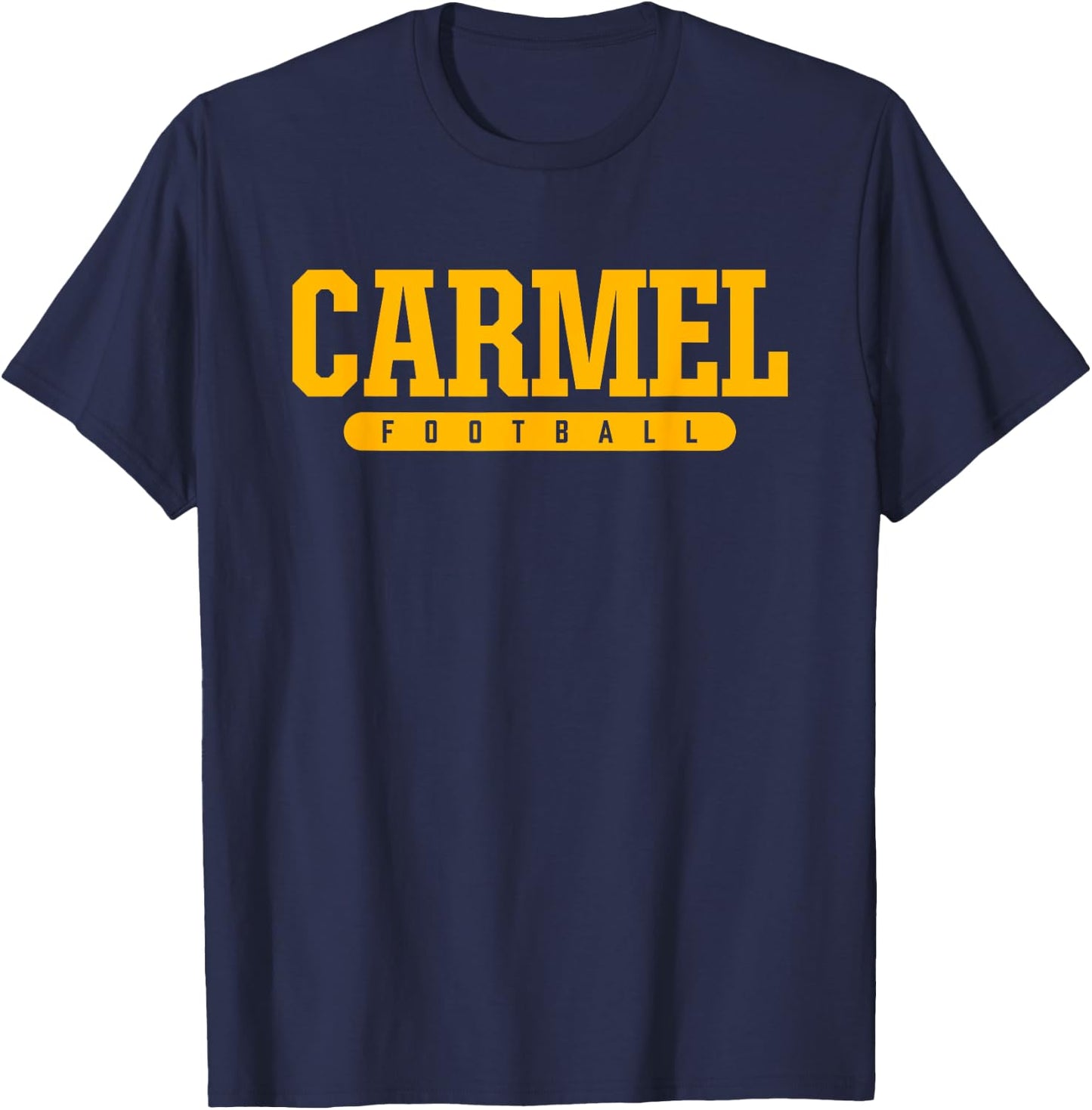 Carmel High School Football T-Shirt - T-Shirt | Navy
