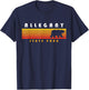 Allegany State Park Camping New York Bear Retro T-Shirt - T-Shirt | Navy
