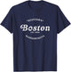 Vintage Boston Irish Beantown, Boston Shamrock T-Shirt - T-Shirt | Navy
