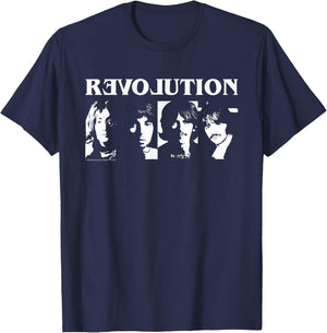The Beatles - Revolution T-Shirt - T-Shirt | Navy