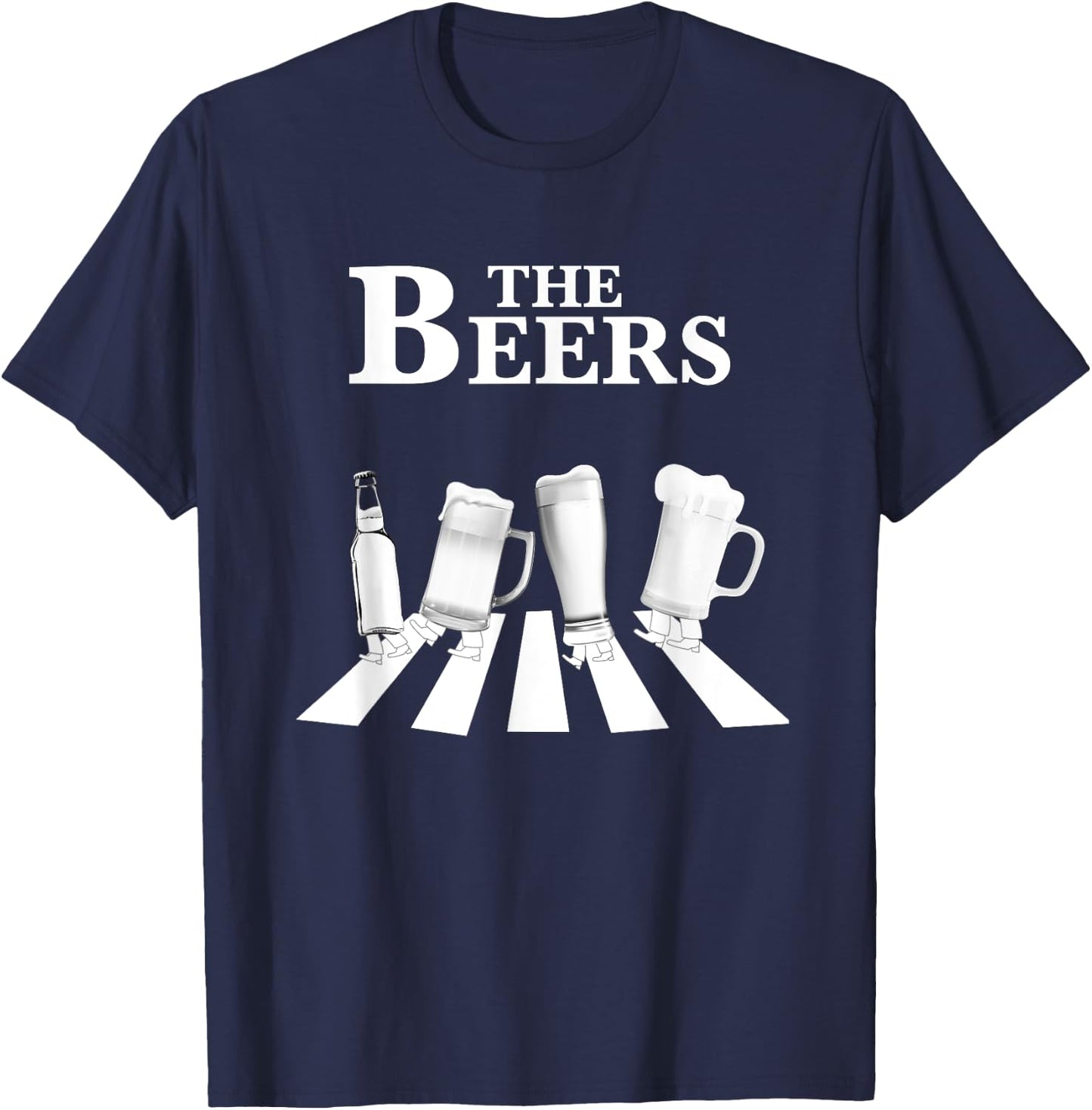 The Beers Beer Lover Funny Party Pils , black T-Shirt - T-Shirt | Navy