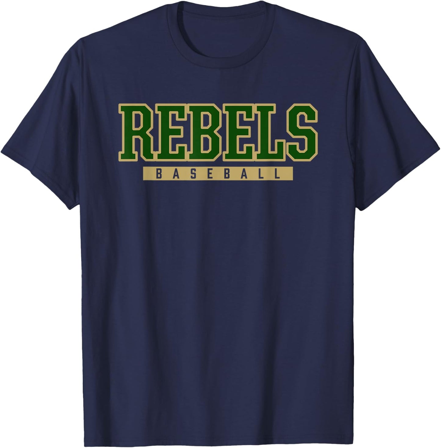 North Duplin Rebels Baseball T-Shirt - T-Shirt | Navy