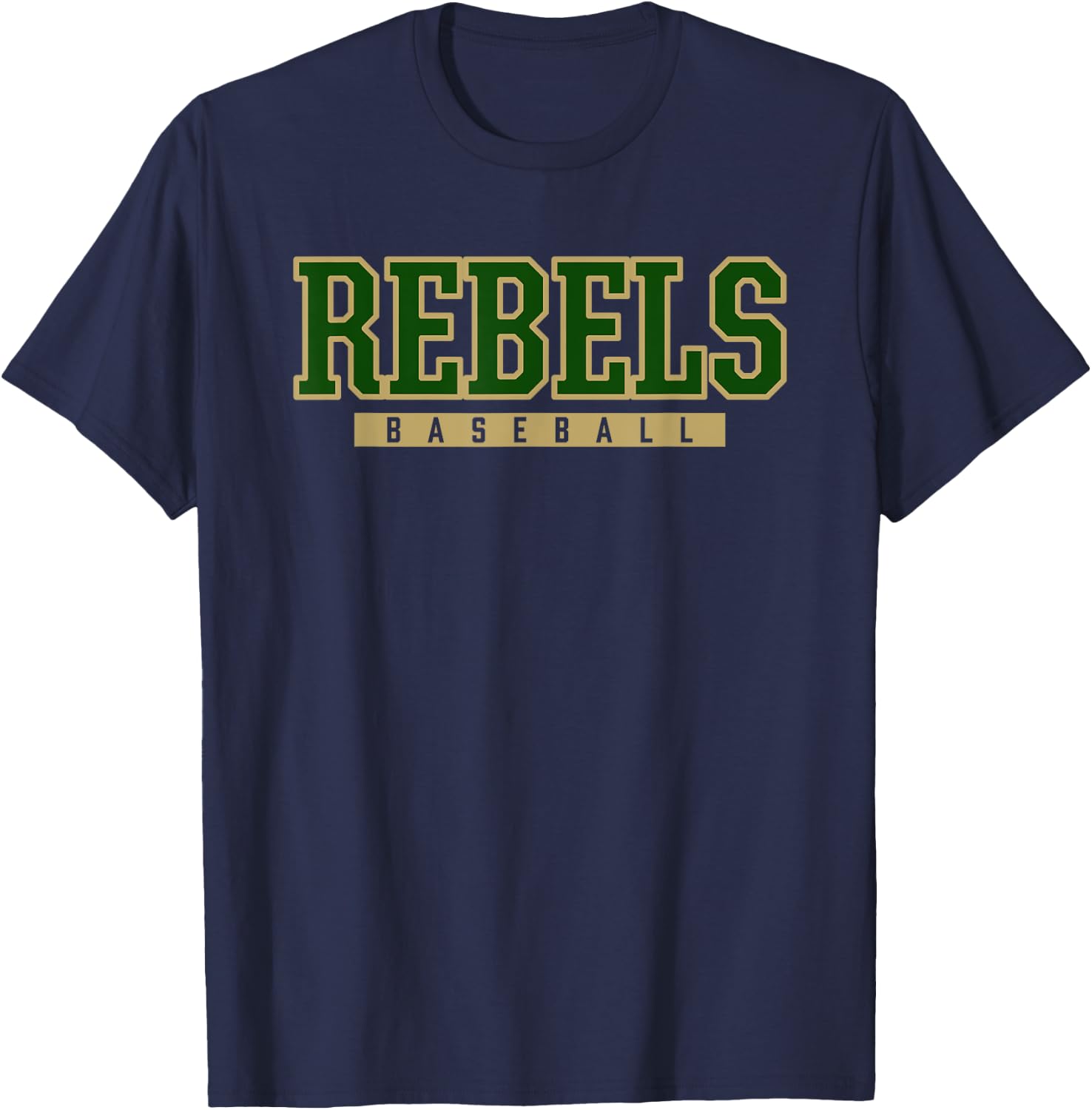 North Duplin Rebels Baseball T-Shirt - T-Shirt | Navy