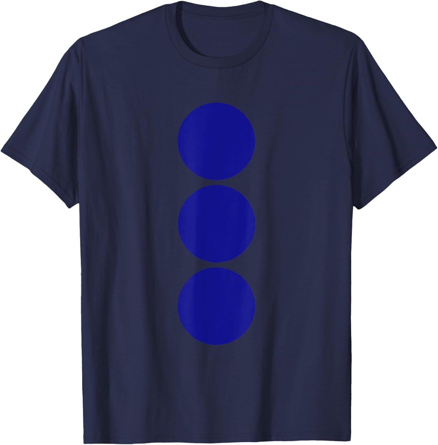 Twister Game Blue Matching Group Costume T-Shirt - T-Shirt | Navy