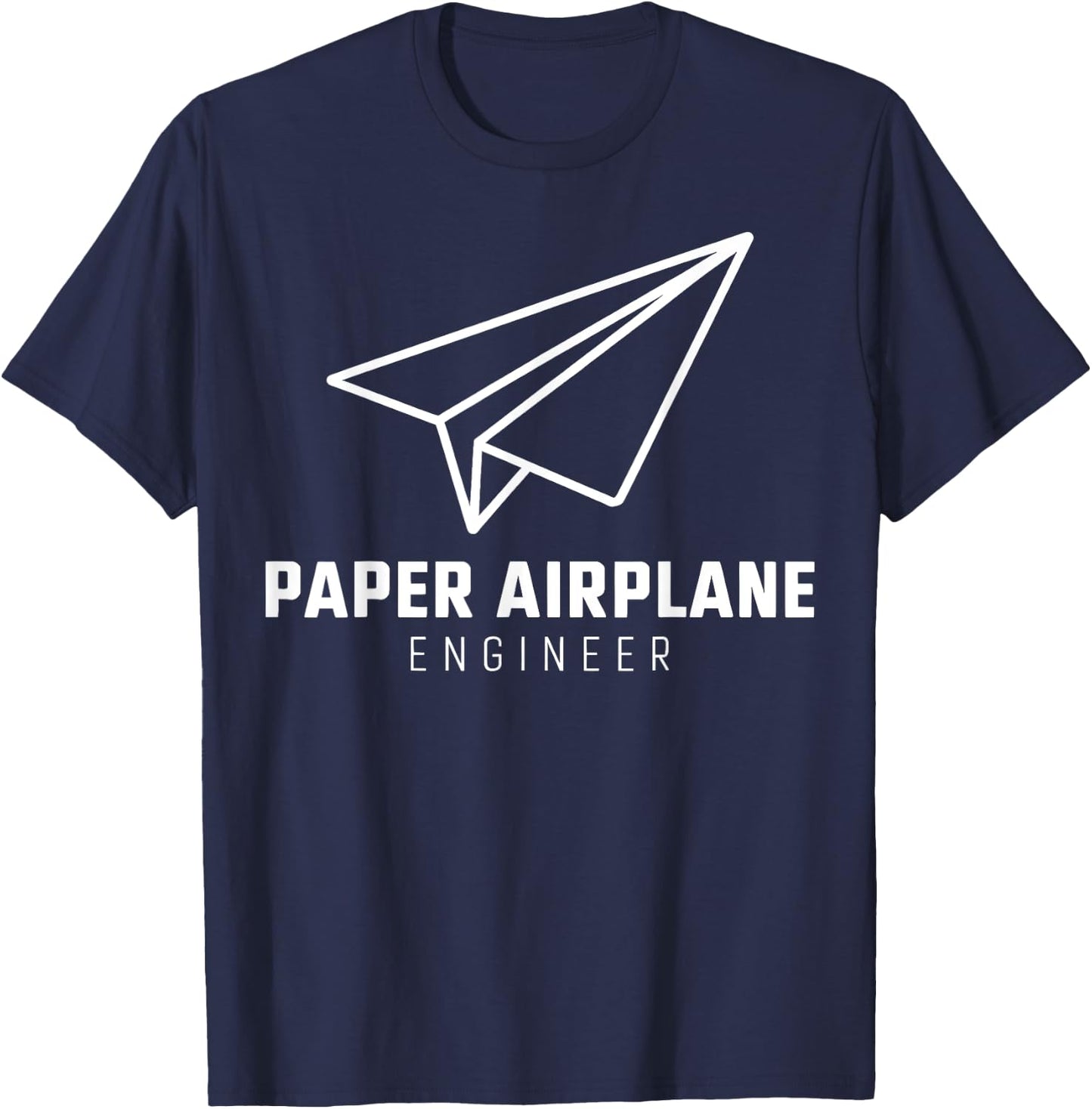 Funny Paper Airplane T-Shirt - T-Shirt | Navy