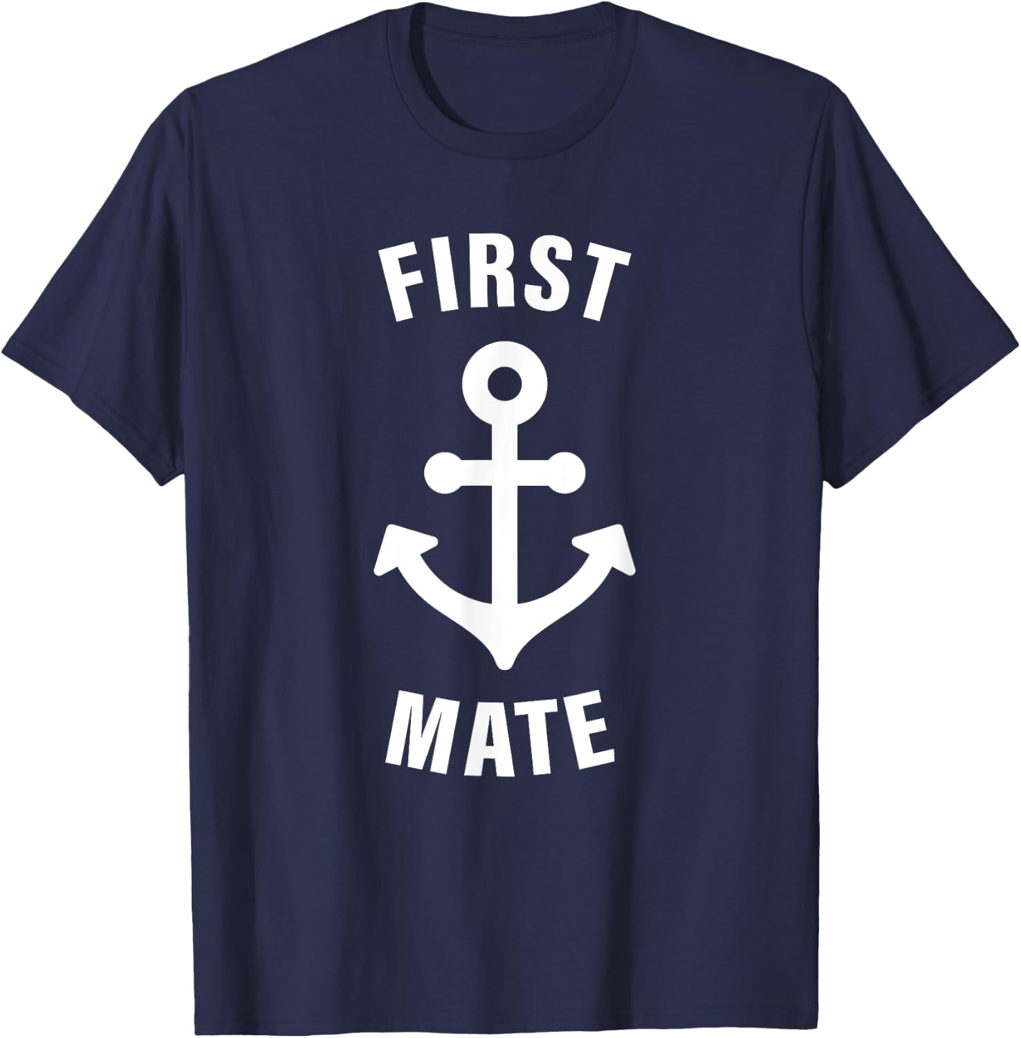 Captain & First Mate Matching Set T-Shirt - T-Shirt | Navy