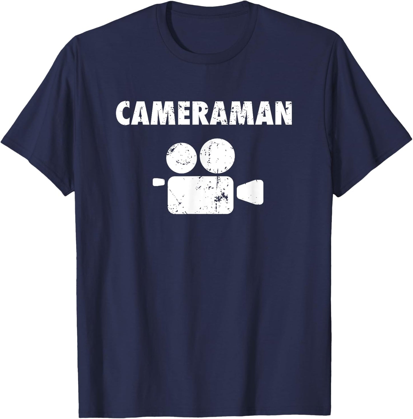 Cameraman Camera Operator Film Video DOP Gift T-Shirt - T-Shirt | Navy
