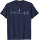 Paddleboarding Art Women SUP Stand Up Paddle Board T-Shirt - T-Shirt | Navy