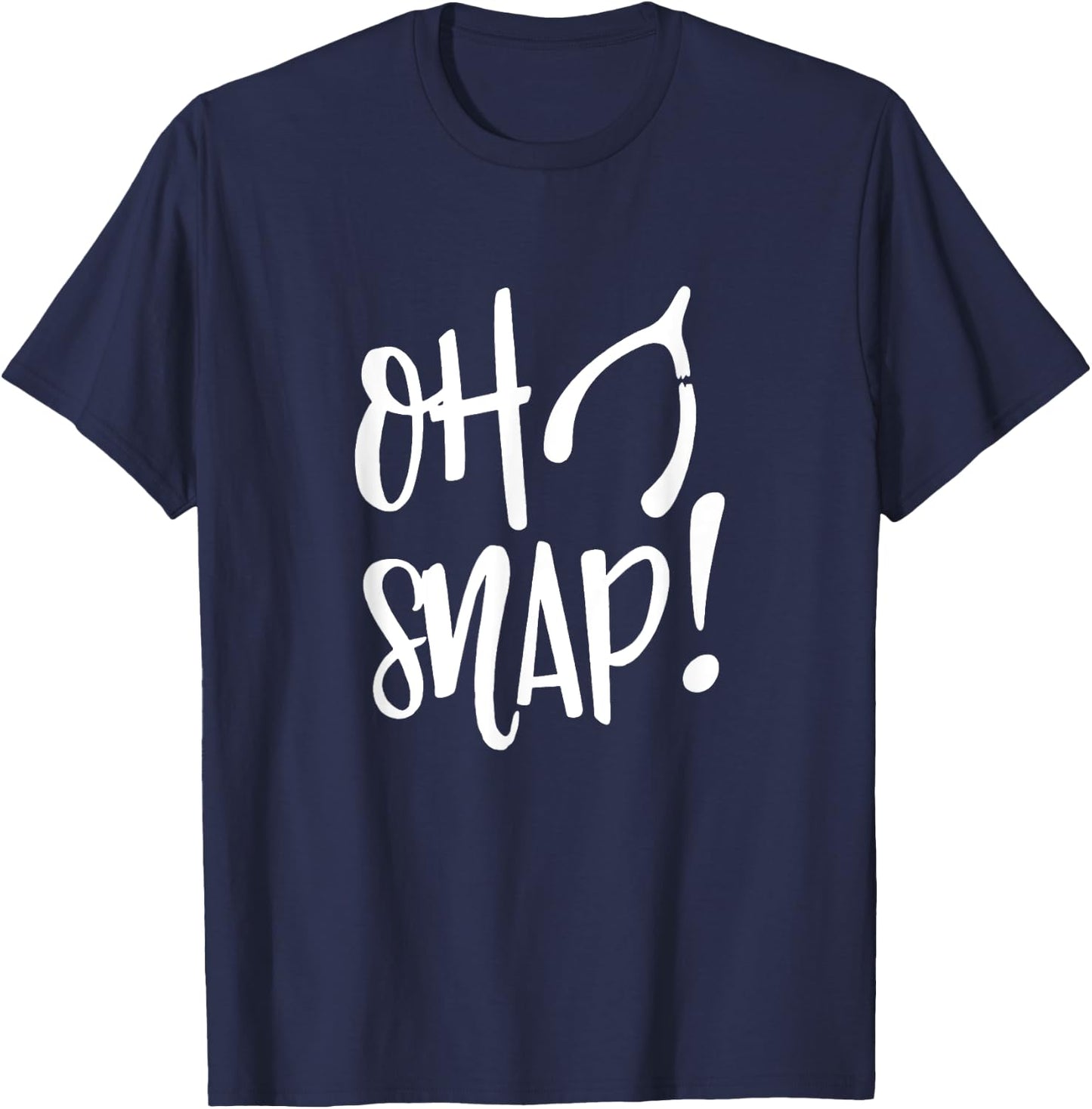 Oh Snap Turkey Wishbone Funny Thanksgiving Costume T-Shirt - T-Shirt | Navy