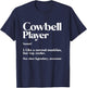 Cow Bell More Cowbell Vintage Funny Drummer Cowbell Funny T-Shirt - T-Shirt | Navy