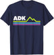 ADK Adirondacks Mountains Shirt T-Shirt - T-Shirt | Navy