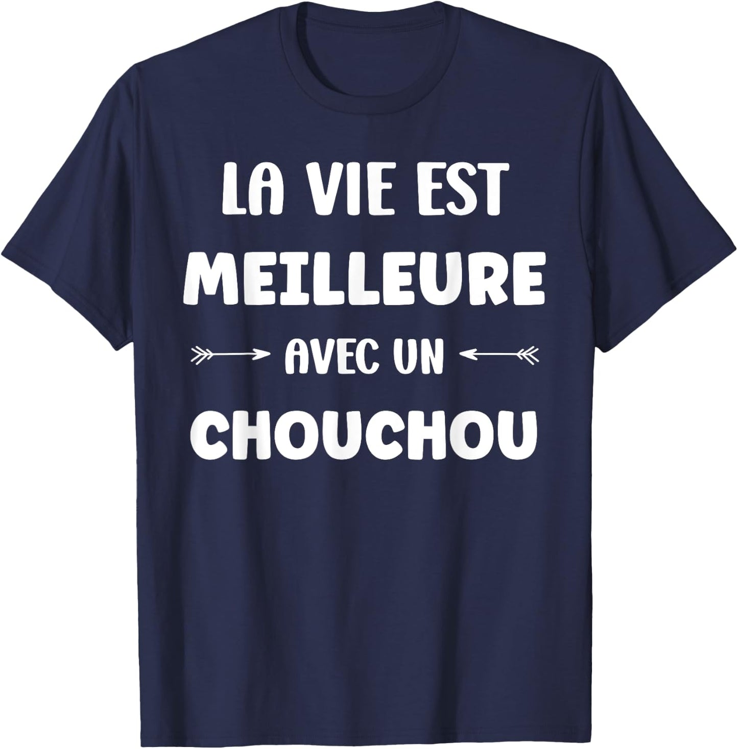 Quote Scrunchie Life Is Better With Scrunchie T-Shirt - T-Shirt | Navy