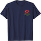 Red Rose Graphic T-Shirt - T-Shirt | Navy