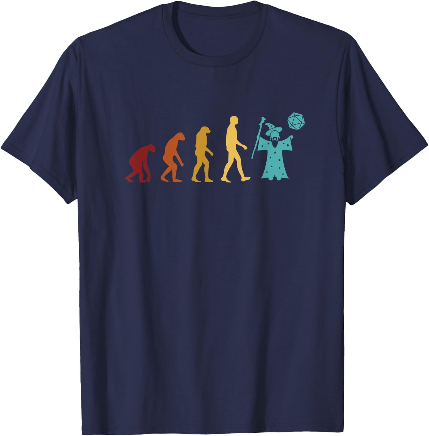 RPG Games PnP Brettspiel Geschenke Für Erwachsene Pen and Paper Evolution Rollenspiel Tabletop Pen And Paper Schwarz Klein EU S T-Shirt - T-Shirt | Navy
