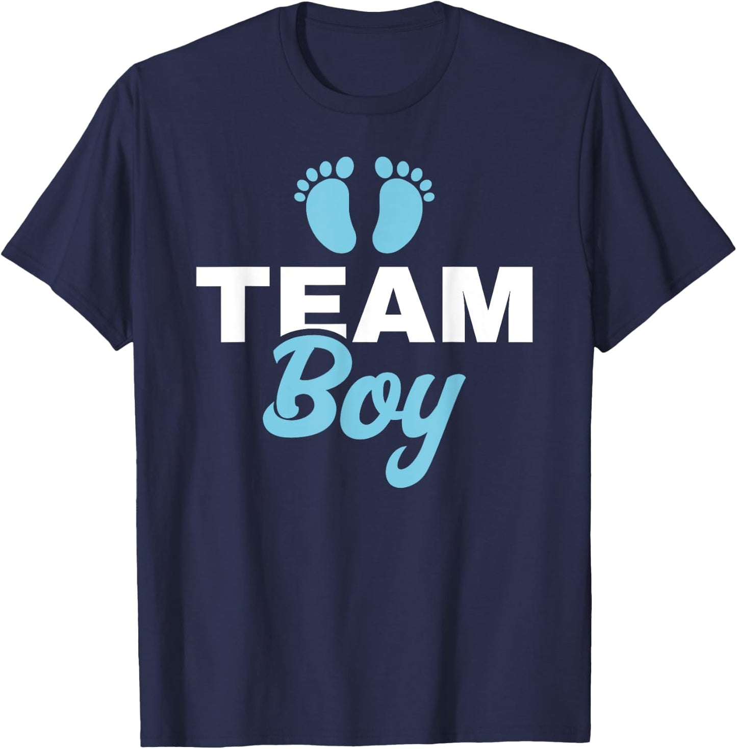 Gender Reveal Party - Team Boy Gender Reveal T-Shirt - T-Shirt | Navy
