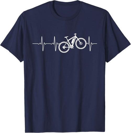 E-Bike Heartbeat Biker EKG Battery Biker Cyclist Cycling