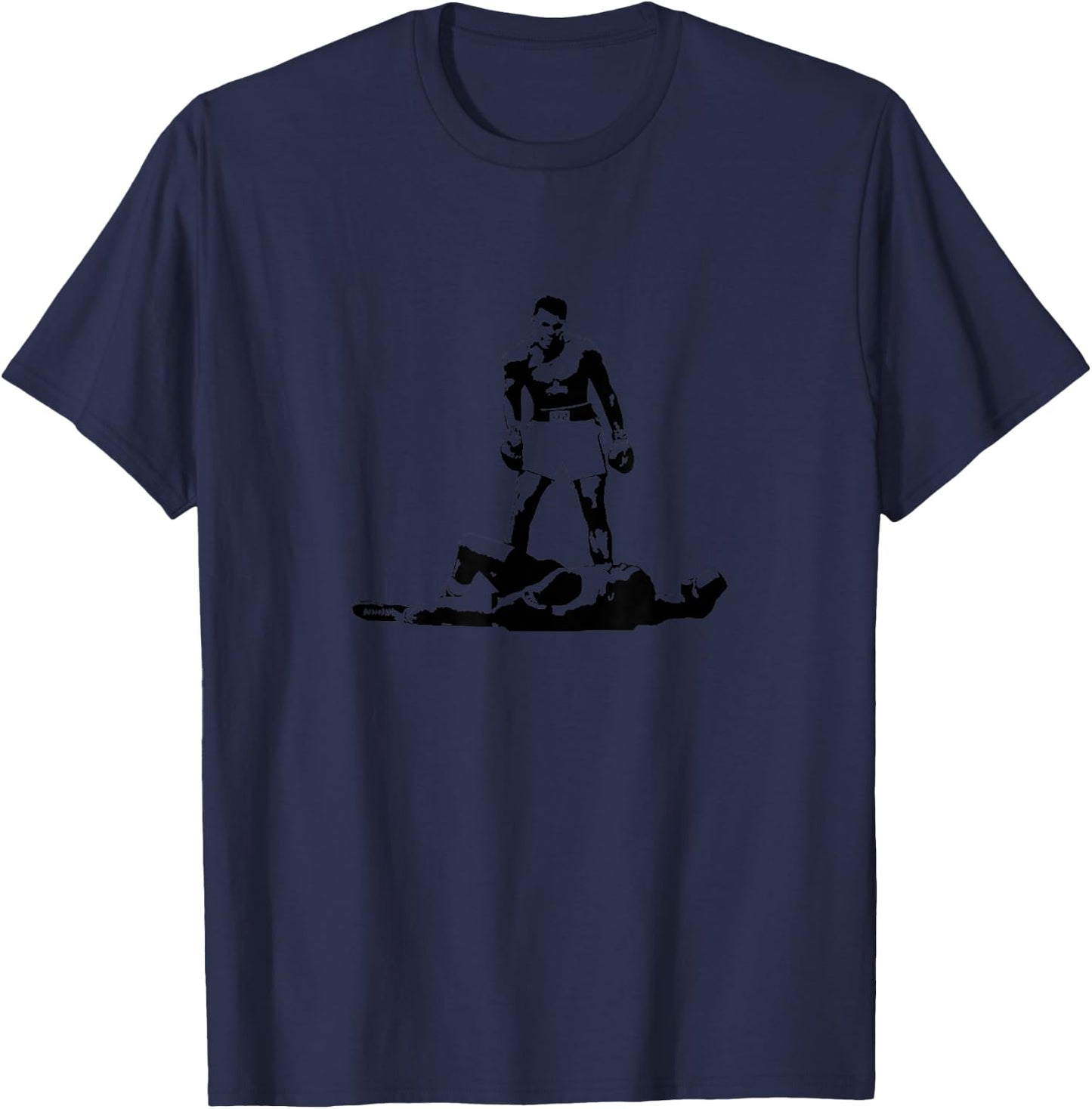 Muhammed t Shirt, Boxerlegende Ali Graffiti von einem K.O. T-Shirt - T-Shirt | Navy