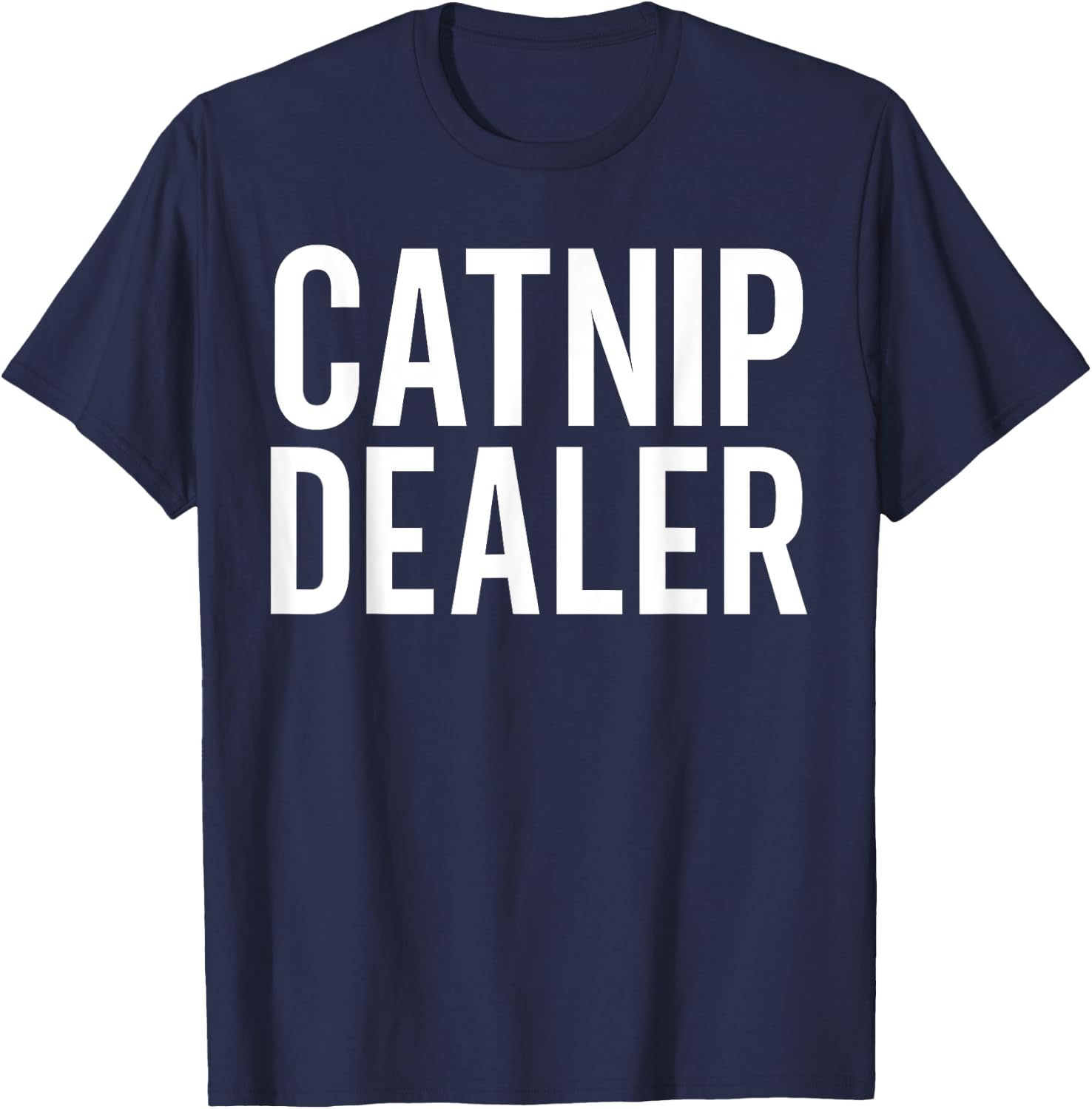 Catnip Dealer Funny Cat Women T-Shirt - T-Shirt | Navy