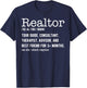 Funny Real Estate Agent Realtor Definition - Realtor T-Shirt - T-Shirt | Navy