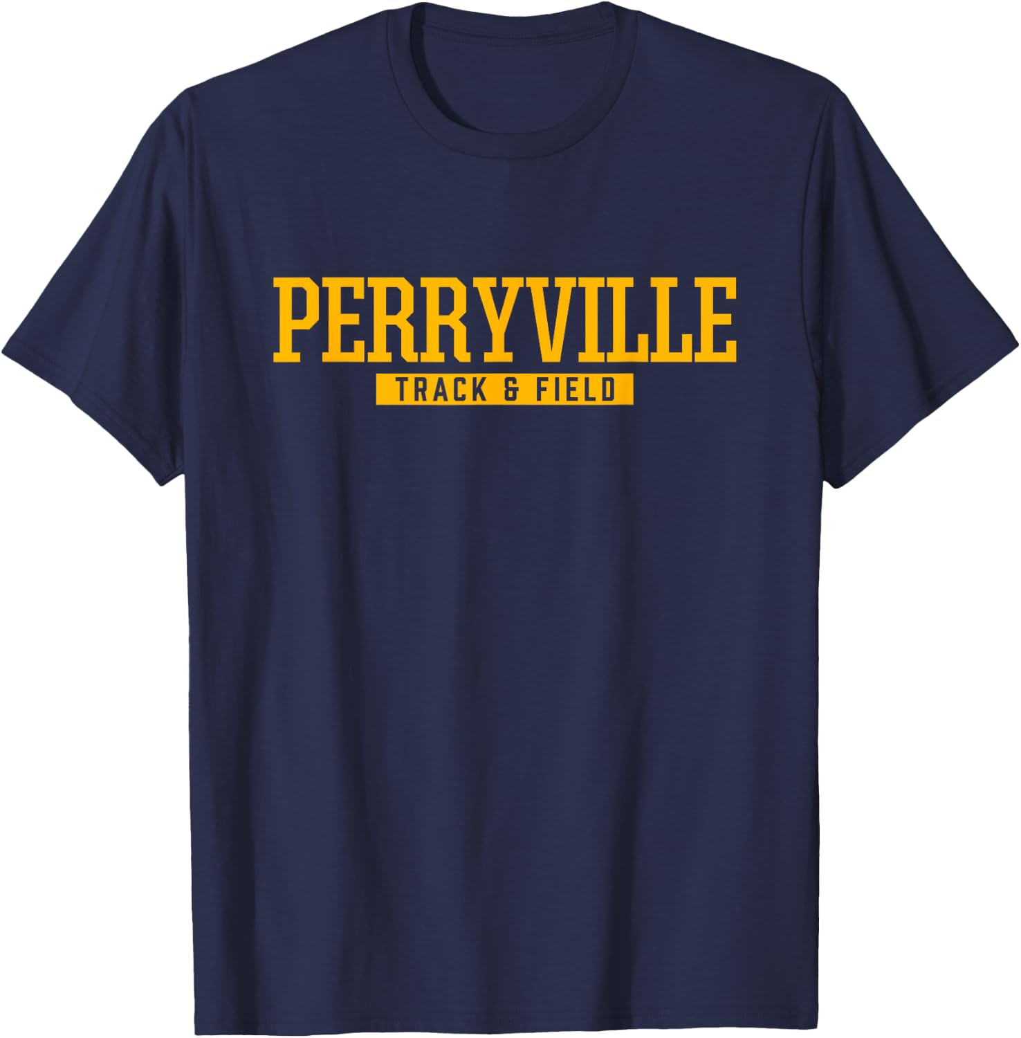 Perryville High School Track & Field T-Shirt - T-Shirt | Navy