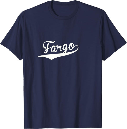 Fan de baseball vintage Fargo T-Shirt - T-Shirt | Navy